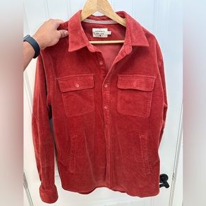 Normal Brand Corduroy Red Jacket Size Large